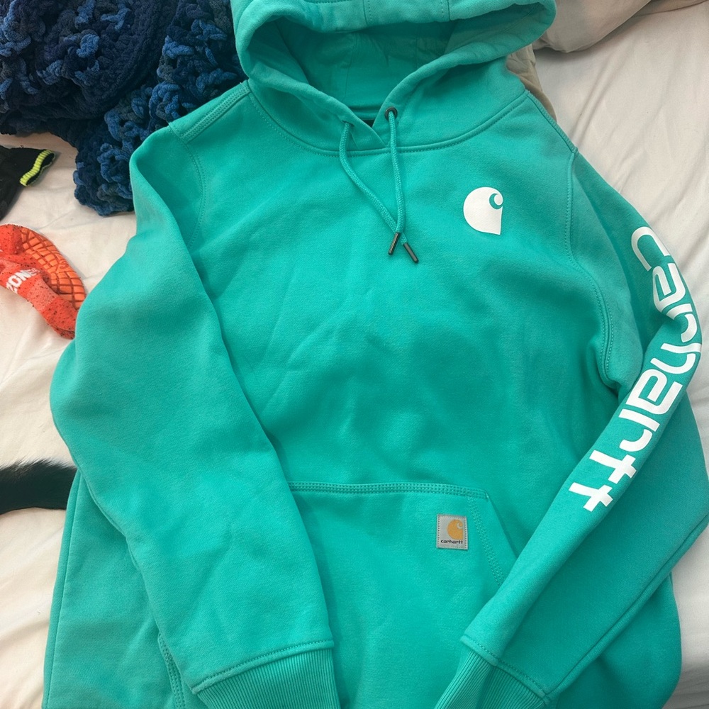 Carhartt Aqua Sweatshirt with Logo